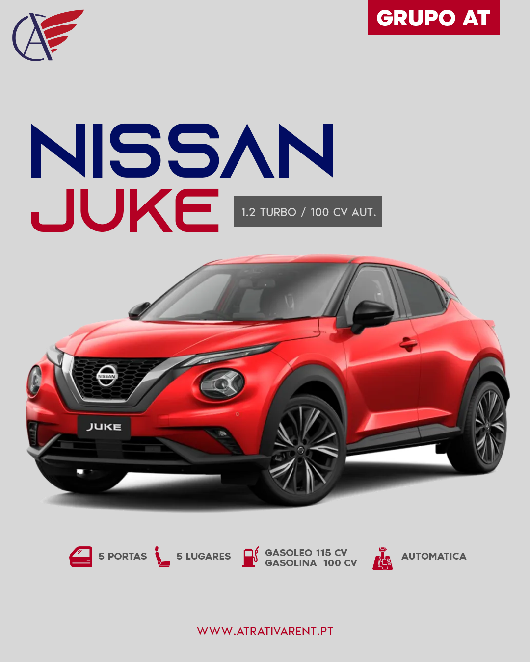 Nissan Juke Automatic ou Similar